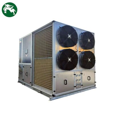 Đơn vị AHU thép không gỉ Đơn vị đóng gói trên mái nhà cho khu vực chống ăn mòn với bốn quạt