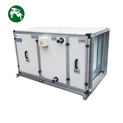 Nước lạnh Không khí tươi AHU 1000-3000CMH Air Handling Unit thiết kế tùy chỉnh cho khách sạn
