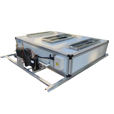1-5HP siêu mỏng Trần treo nước làm mát DX Air Handling Unit Dòng lọc không khí HVAC cho công nghiệp