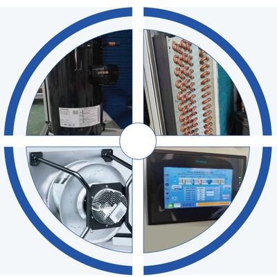 1-5HP siêu mỏng Trần treo nước làm mát DX Air Handling Unit Dòng lọc không khí HVAC cho công nghiệp