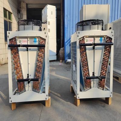 Vàng ống nhôm vây khô máy làm mát không khí cho trung tâm dữ liệu ngâm làm mát