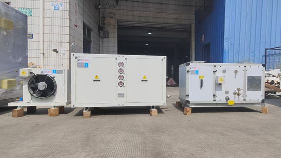 2HP Hai giai đoạn Cascade Unit nước nóng và lạnh đơn vị xử lý không khí tùy chỉnh