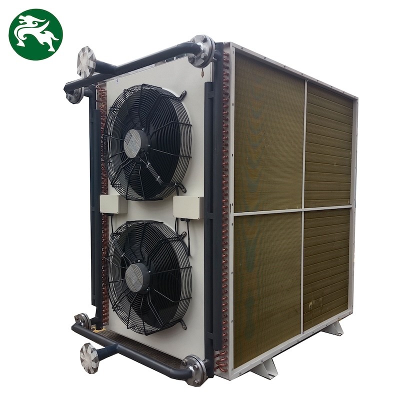 Phân tán nhiệt hiệu quả Dry Cooler dọc HVAC với quạt thiết kế tùy chỉnh cho sử dụng bên biển