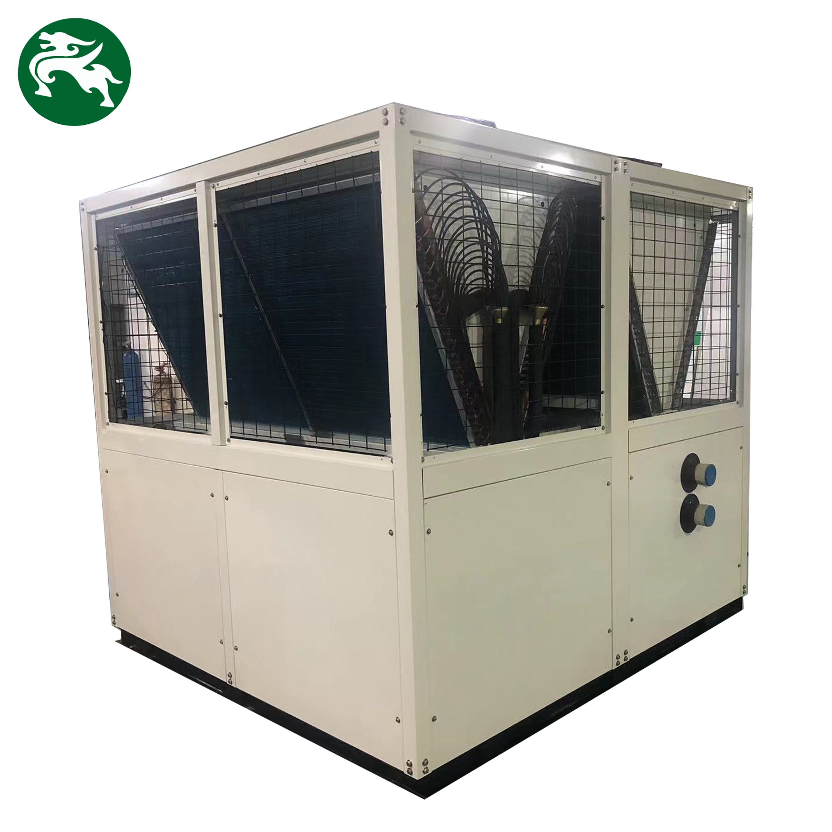 Đơn vị làm mát không khí ngoài trời áp suất tĩnh thấp với đơn vị AHU phục hồi nhiệt