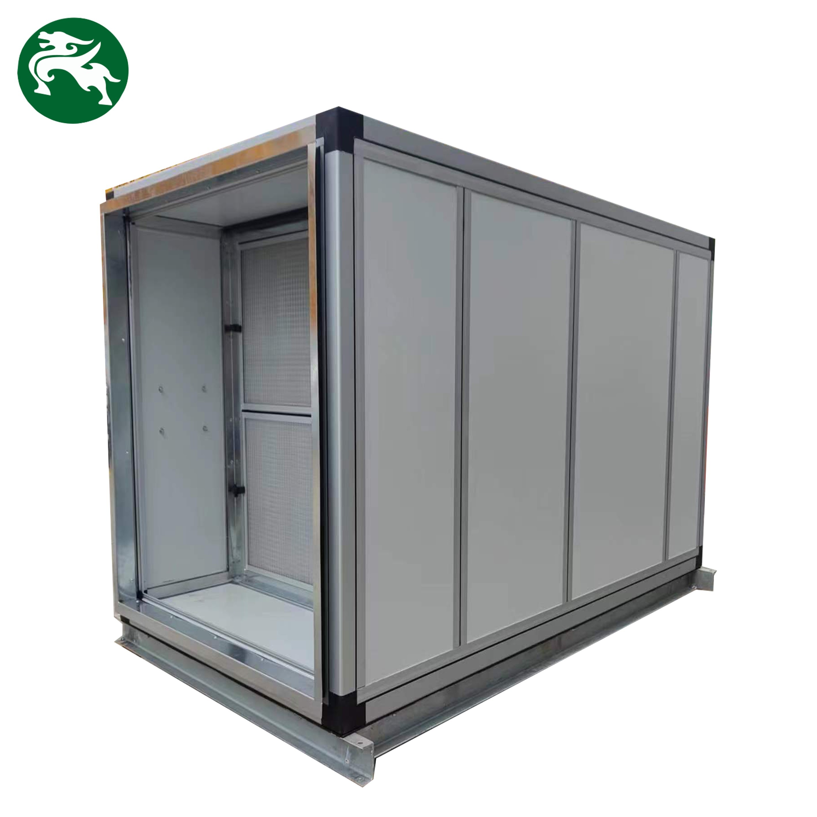 Tiếng ồn thấp 1500CMH Đơn vị phục hồi nhiệt nước tinh khiết AHU điều hòa không khí